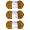 Пряжа Люблю Вязать 'Молочный хлопок' (Milk Cotton) 50г 85м (50% хлопок, 50% молочный акрил) (23 светло-коричневый)