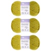 Пряжа Люблю Вязать 'Молочный хлопок' (Milk Cotton) 50г 85м (50% хлопок, 50% молочный акрил) (01 светлый хаки)
