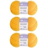 Пряжа Люблю Вязать 'Молочный хлопок' (Milk Cotton) 50г 85м (50% хлопок, 50% молочный акрил) (09 желтый)