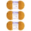 Пряжа Люблю Вязать 'Молочный хлопок' (Milk Cotton) 50г 85м (50% хлопок, 50% молочный акрил) (40 горчичный)