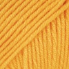 Пряжа Люблю Вязать 'Молочный хлопок' (Milk Cotton) 50г 85м (50% хлопок, 50% молочный акрил) (09 желтый)