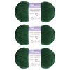 Пряжа Люблю Вязать 'Молочный хлопок' (Milk Cotton) 50г 85м (50% хлопок, 50% молочный акрил) (41 темно-зеленый)